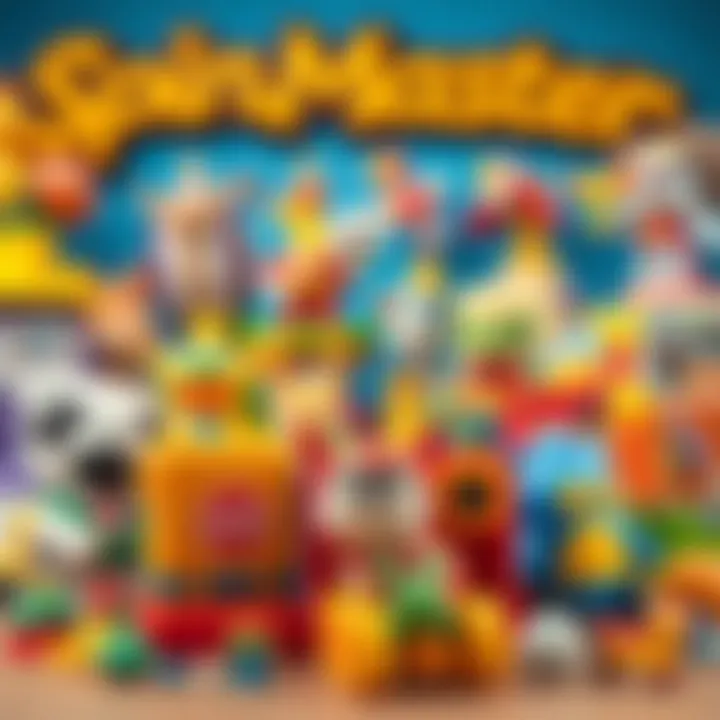 A variety of Spin Master toys showcasing their diverse product range