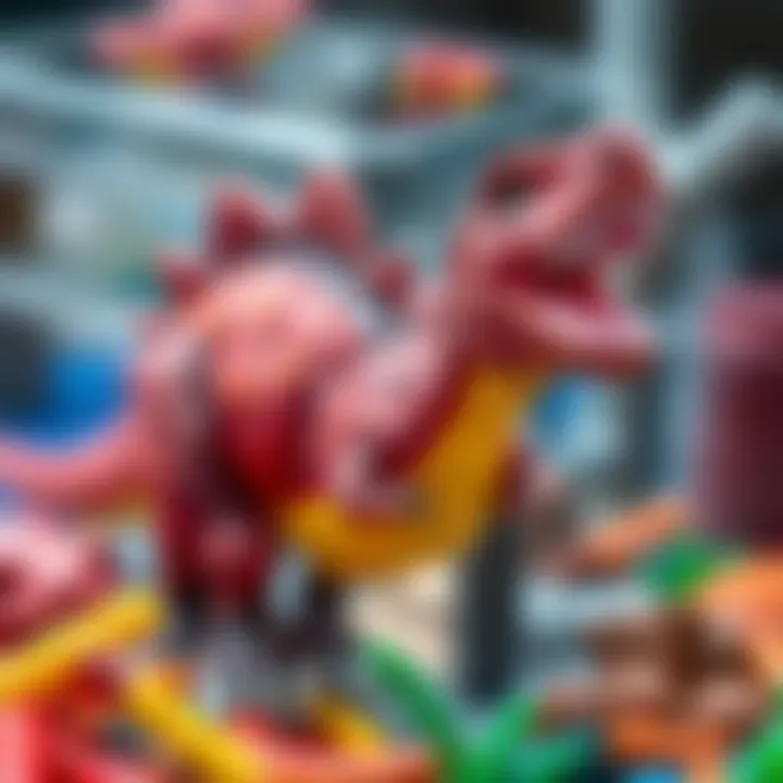 Manufacturing process of Spinosaurus toys