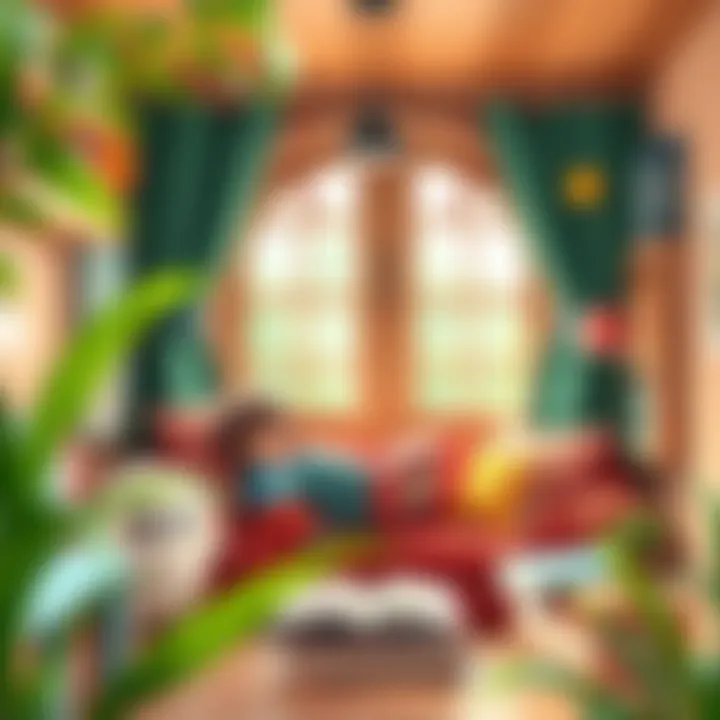 Cozy Reading Nook A cozy reading nook filled with children's books.