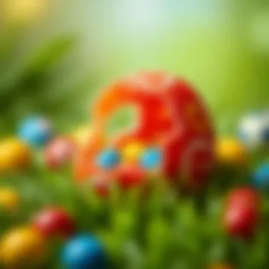 A detailed view of a surprise egg being opened with excitement