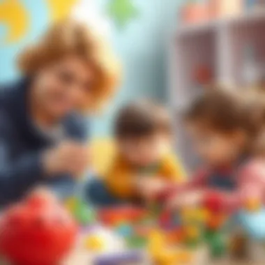 Parents Engaging with Children in Play Parents playing with children to enhance learning through play