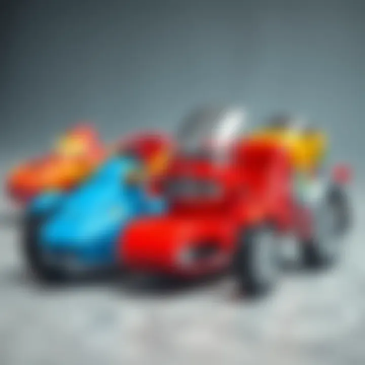 The Evolution of Three-Wheeled Vehicles An illustration of the evolution of three-wheeled vehicles throughout history