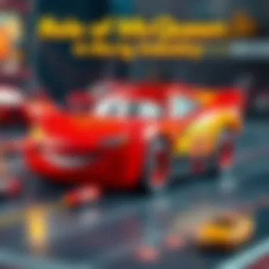 Role of McQueen Cars in the Toy Industry Chart displaying the role of McQueen cars in the toy industry