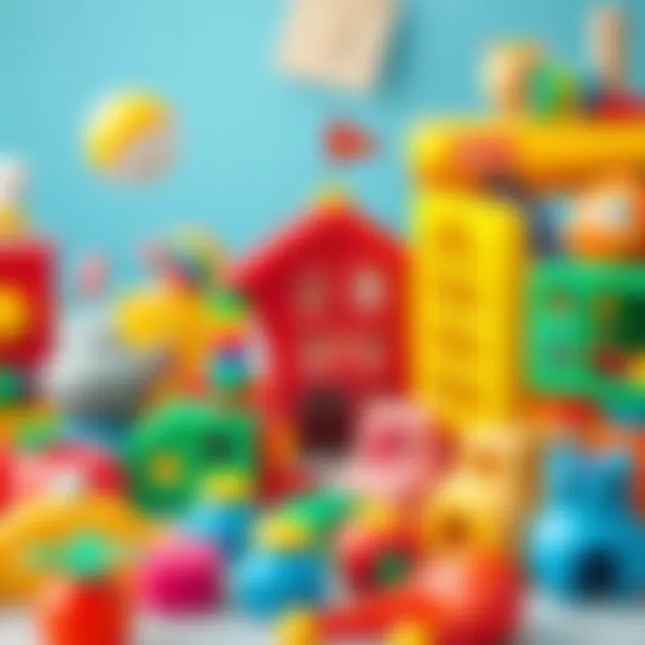 Colorful educational toys for children