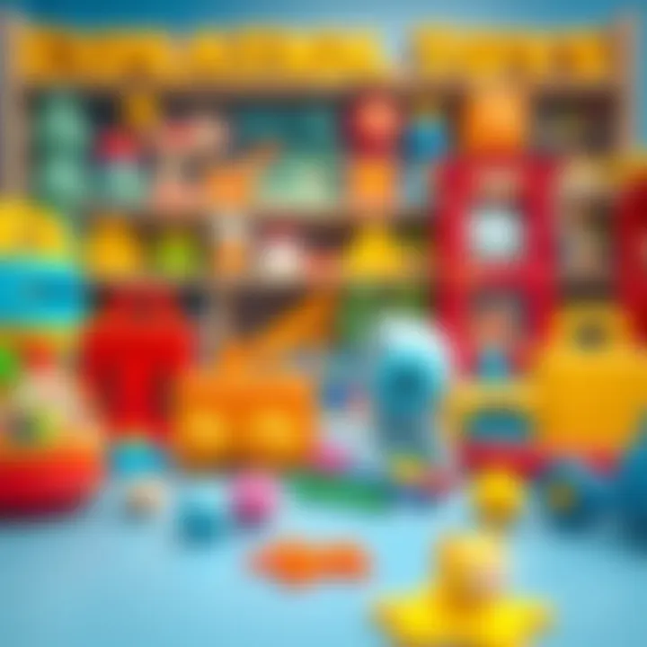 Educational toys section showcasing various options for kids