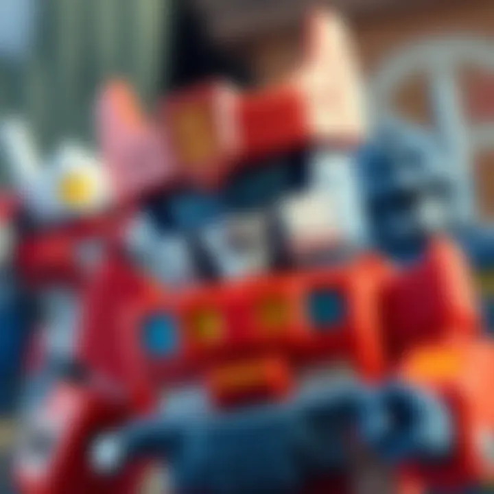 Transformers characters symbolizing teamwork and collaboration