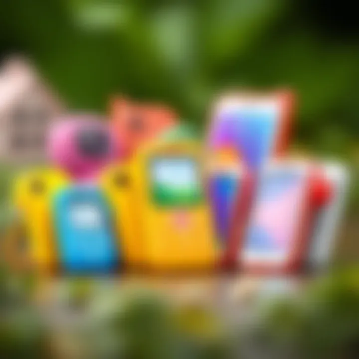 Variety of Phones for Kids Variety of phones suitable for children