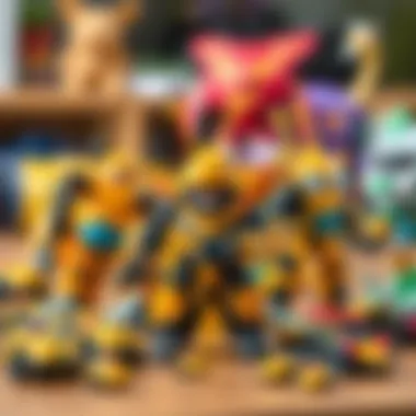 Different Types of Bumblebee Toys Various types of bumblebee toys displayed