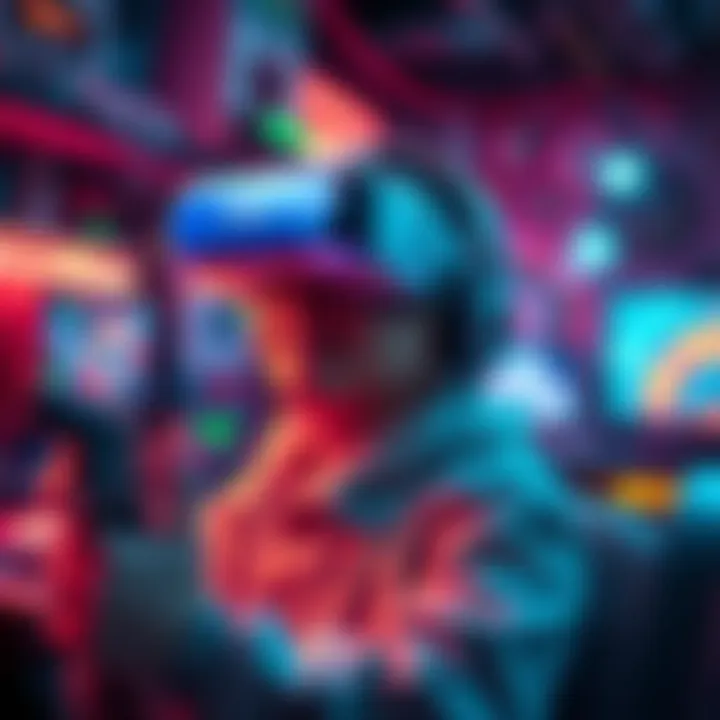 Immersive virtual reality gaming experience