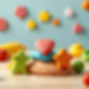 Creative shapes formed from dough